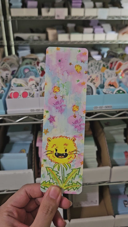 Dandy Lion Double-sided Bookmark