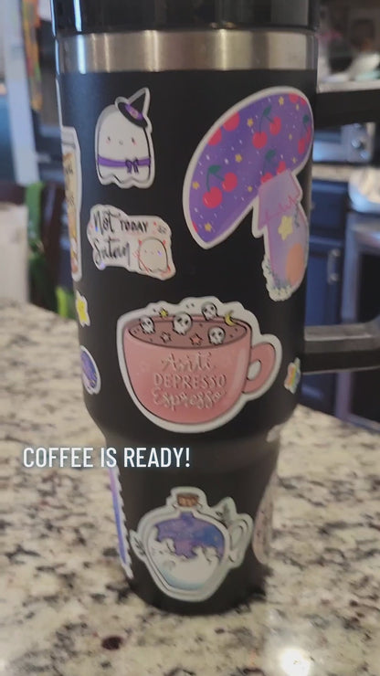 Anti Depresso Espresso Vinyl Sticker
