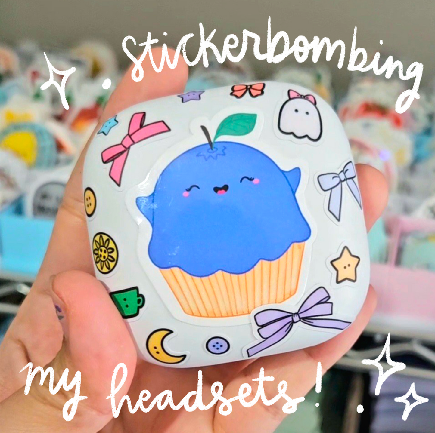 You're cute as a button 🎀 Bows and Buttons Vinyl Sticker Sheet (4x6")