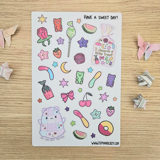 Have a Sweet Treat Sticker Sheet (4x6")