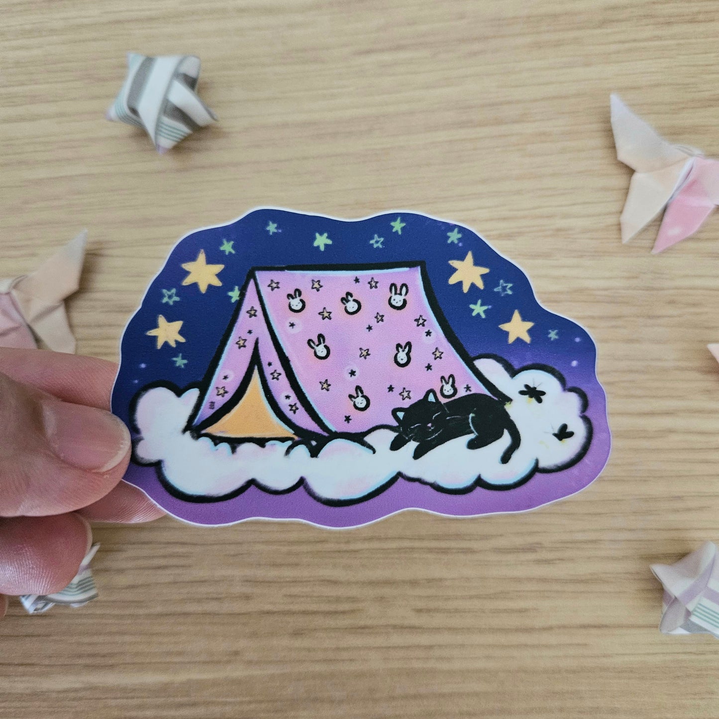Camp Cloud 9 Vinyl Sticker