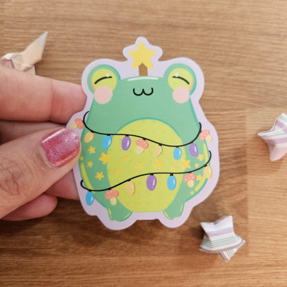 Froggo Tree Vinyl Sticker