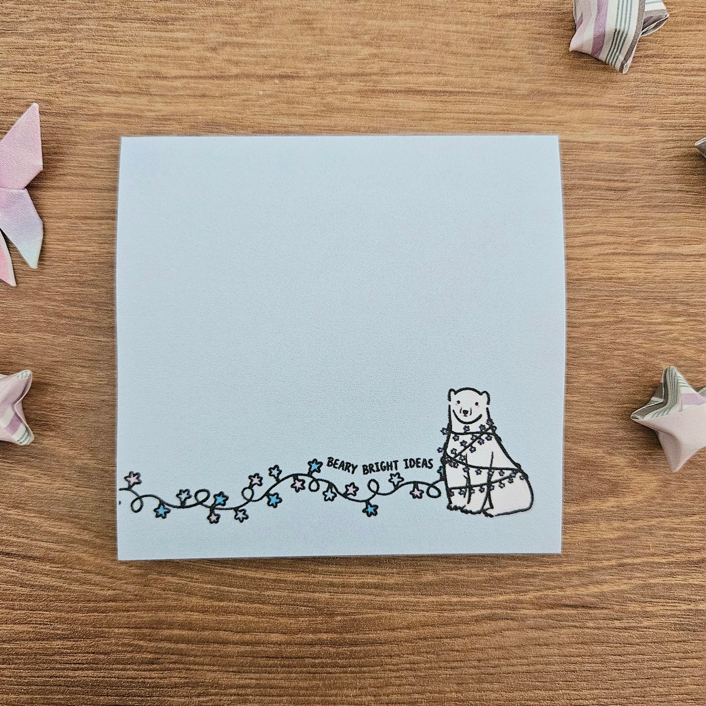 Beary Bright Ideas Sticky Notes (Please read description for Stationery Club members)