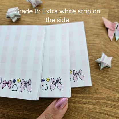LIMITED EDITION Bows and Buttons Sticky Notes