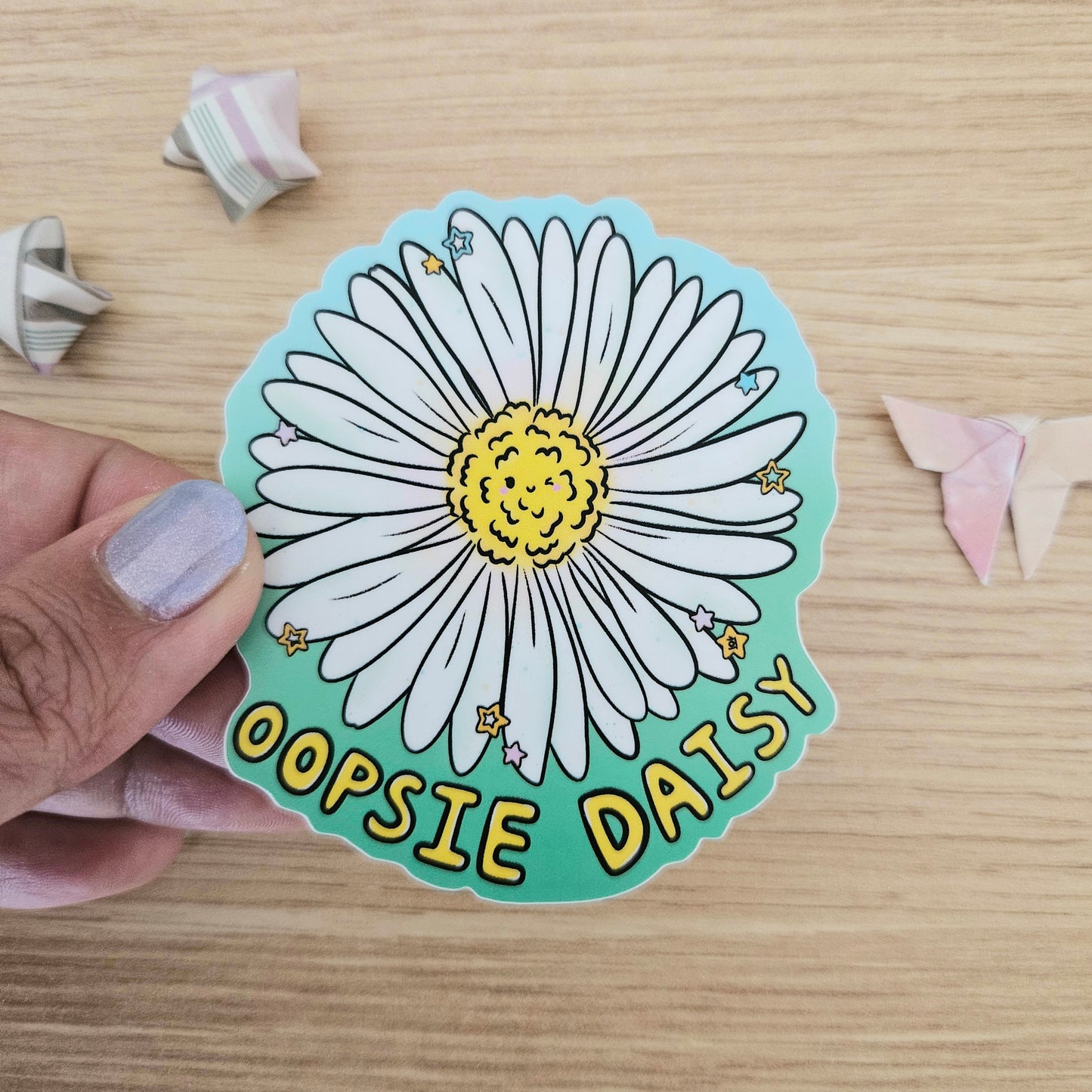 Oopsie Daisy Vinyl Sticker (June Order Sticker Freebie)