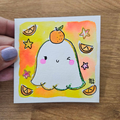 Fruity Ghosts Original Art