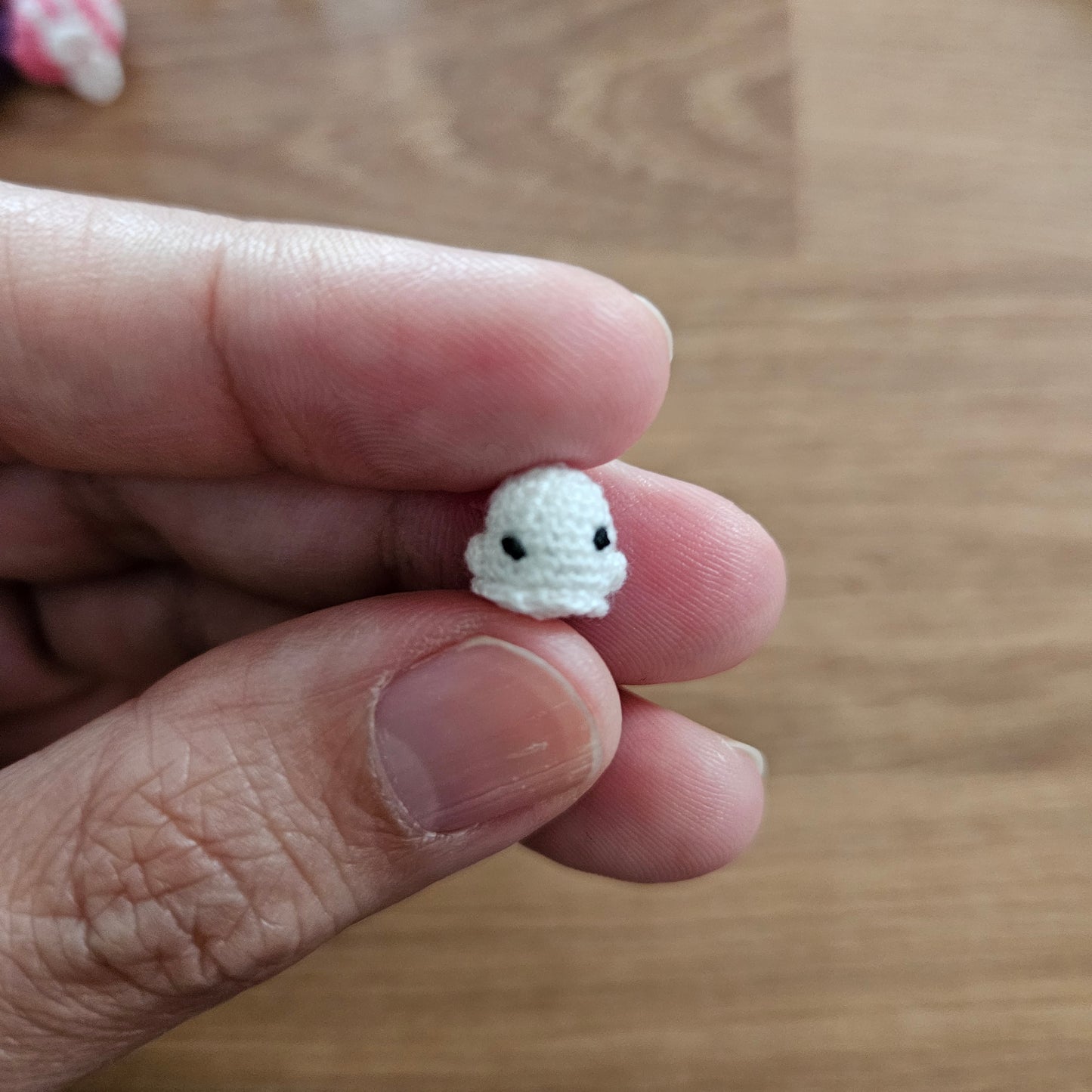 Micro Crochet Baby Ghost Jar