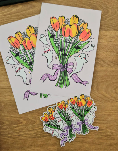 Booquet Vinyl Sticker