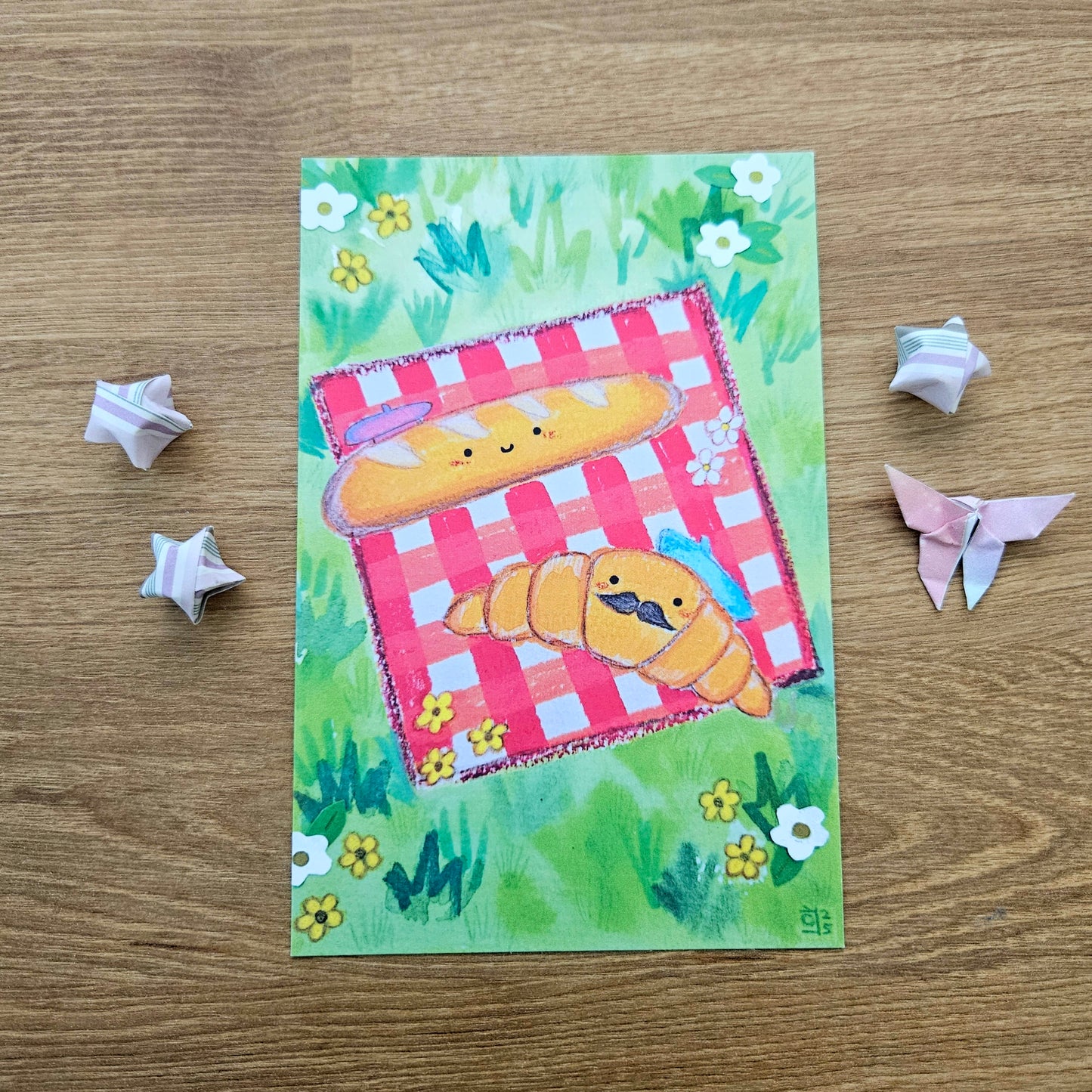 Loaf Around With Me Post Card Art Print(4x6")