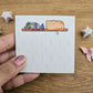 Live Laugh Loaf Cat Sticky Notes