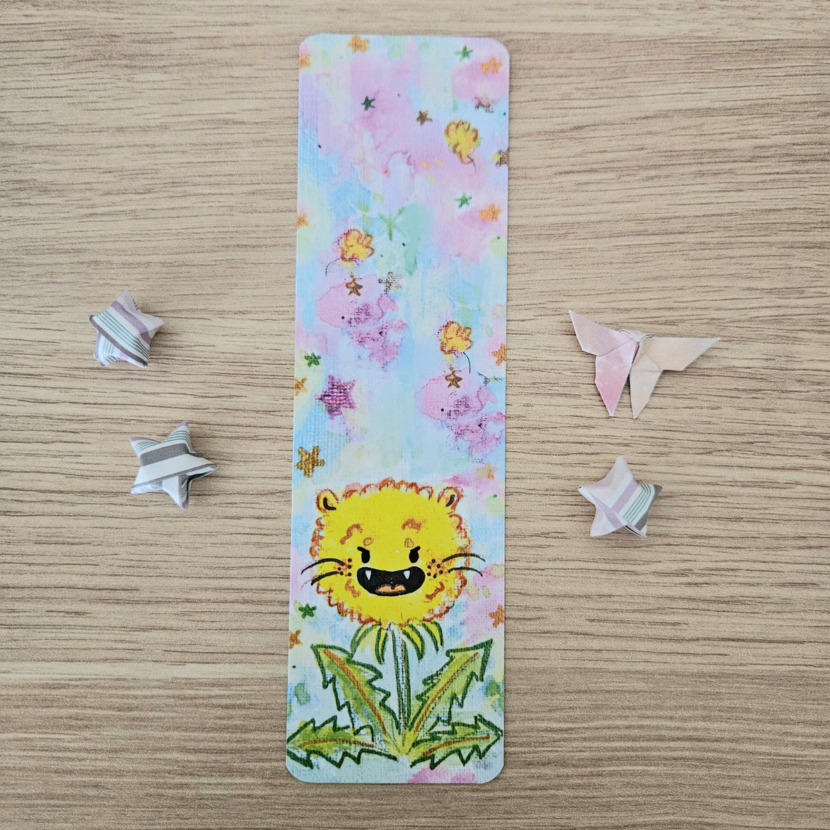 Dandy Lion Double-sided Bookmark