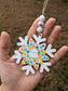 Hand painted Snowflake Ornament