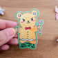 Gingerbear You Want a Piece of Me? Vinyl Sticker