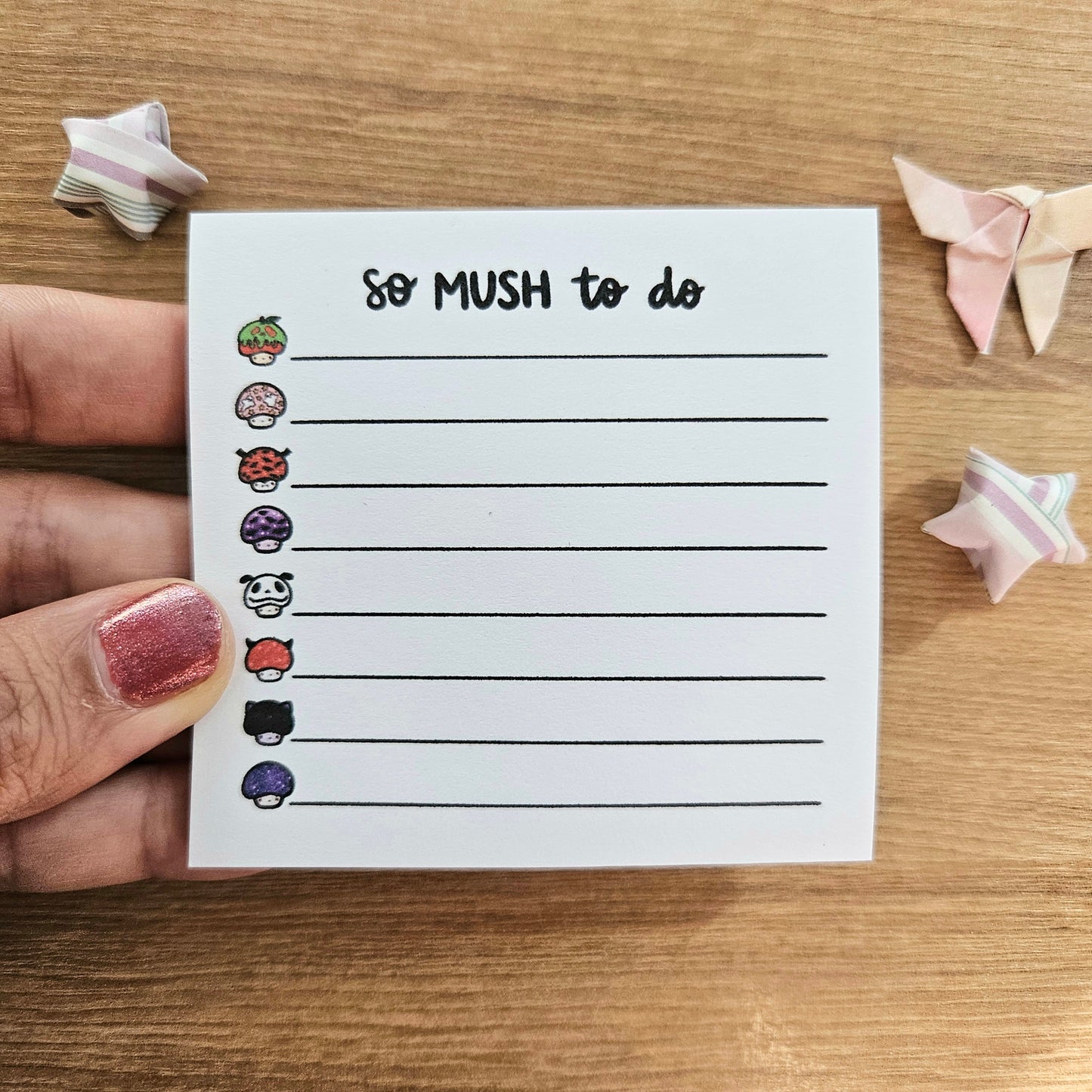 So Mush to Do Spooky Mushies Sticky Notes