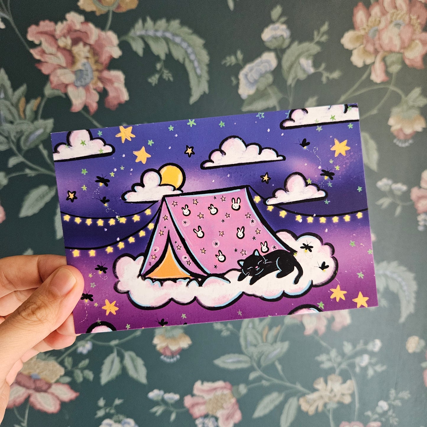Camp Cloud 9 Art Post Card (4x6")