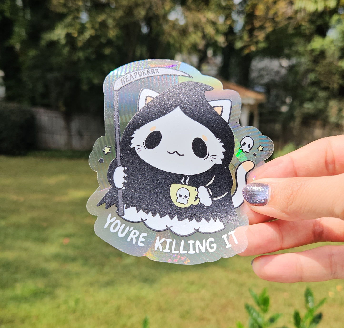 You're Killing It Rainbow Decal Suncatcher