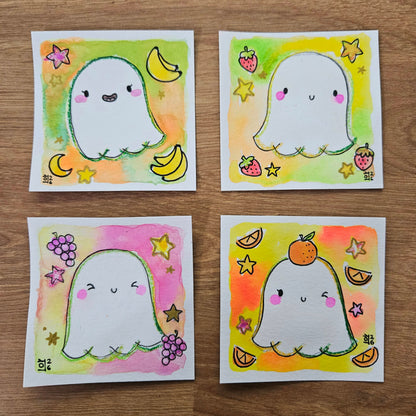 Fruity Ghosts Original Art