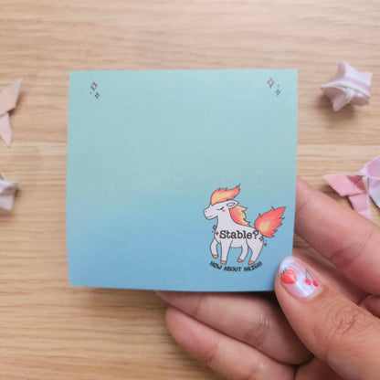 Stable? How About Neigh? Sticky Notes