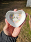 Animal Ghosties Hand Painted Heart Trinket Tray