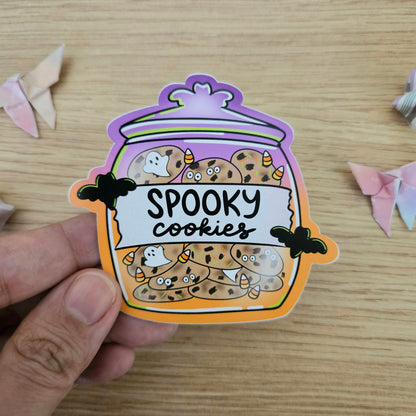 Spooky Cookie Jar Vinyl Sticker (October Order Freebie Sticker)