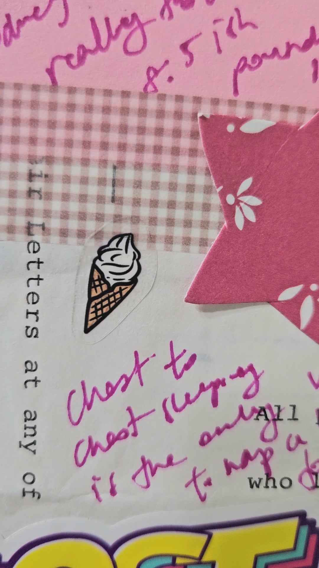 Cozy Summer Day Clear Vinyl Deco Sticker Sheet (4x6")