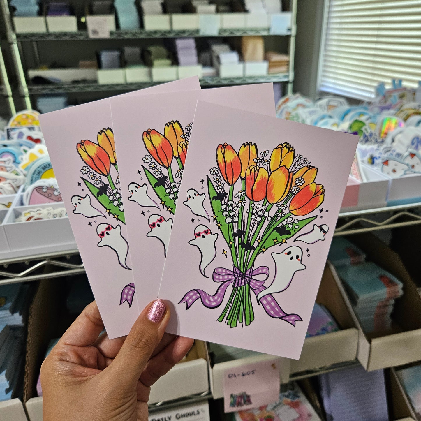 Booquet Art Post Card (4x6")