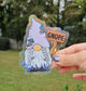 Gnope Gnome Rainbow Decal Suncatcher