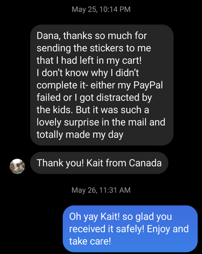 Abandoned Cart Fulfillment - Make Someone's Day