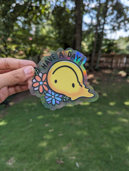Have a Day Rainbow Decal Suncatcher