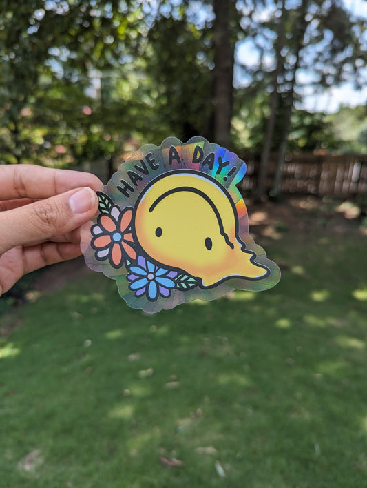 Have a Day Rainbow Decal Suncatcher