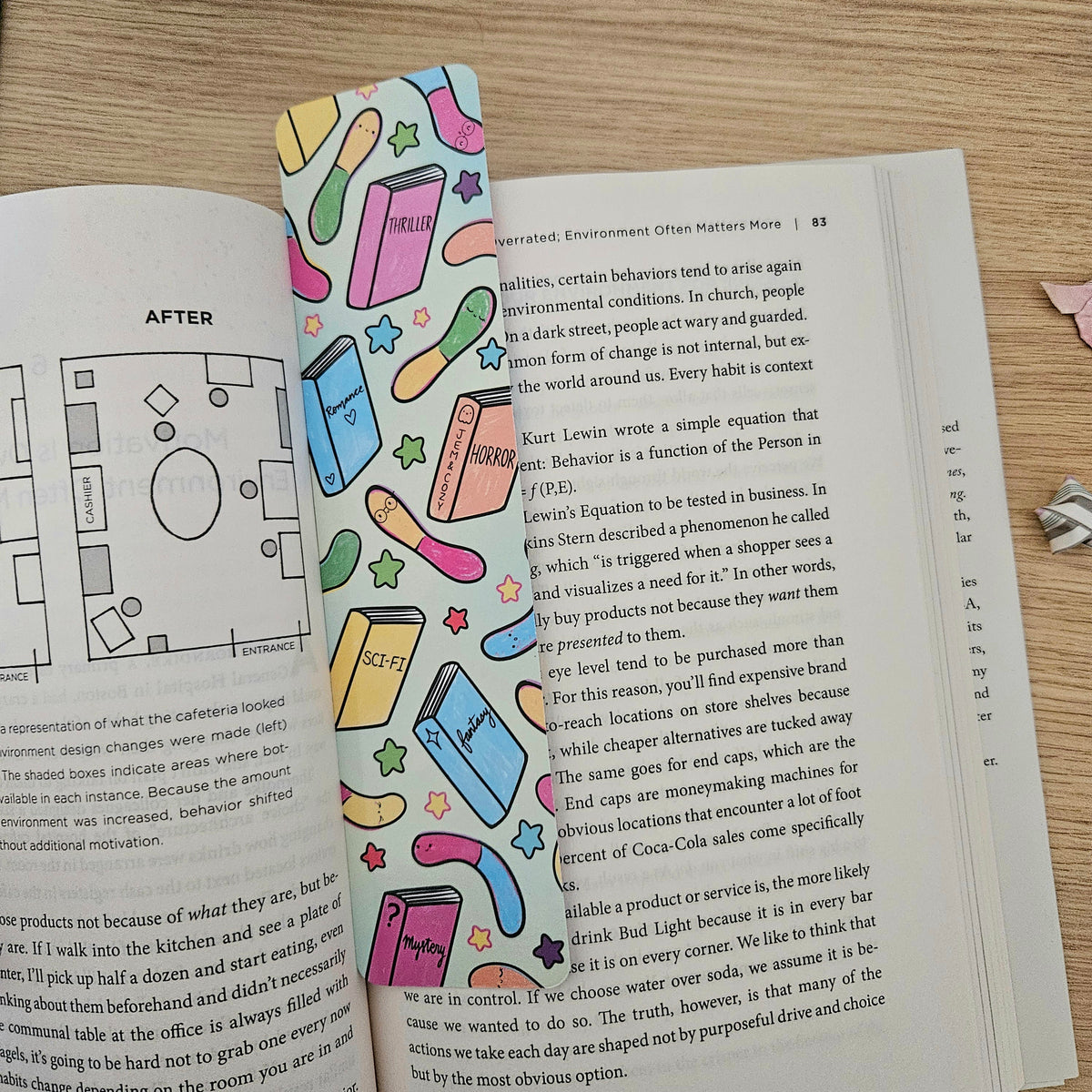 Book Worm Gummies Bookmark