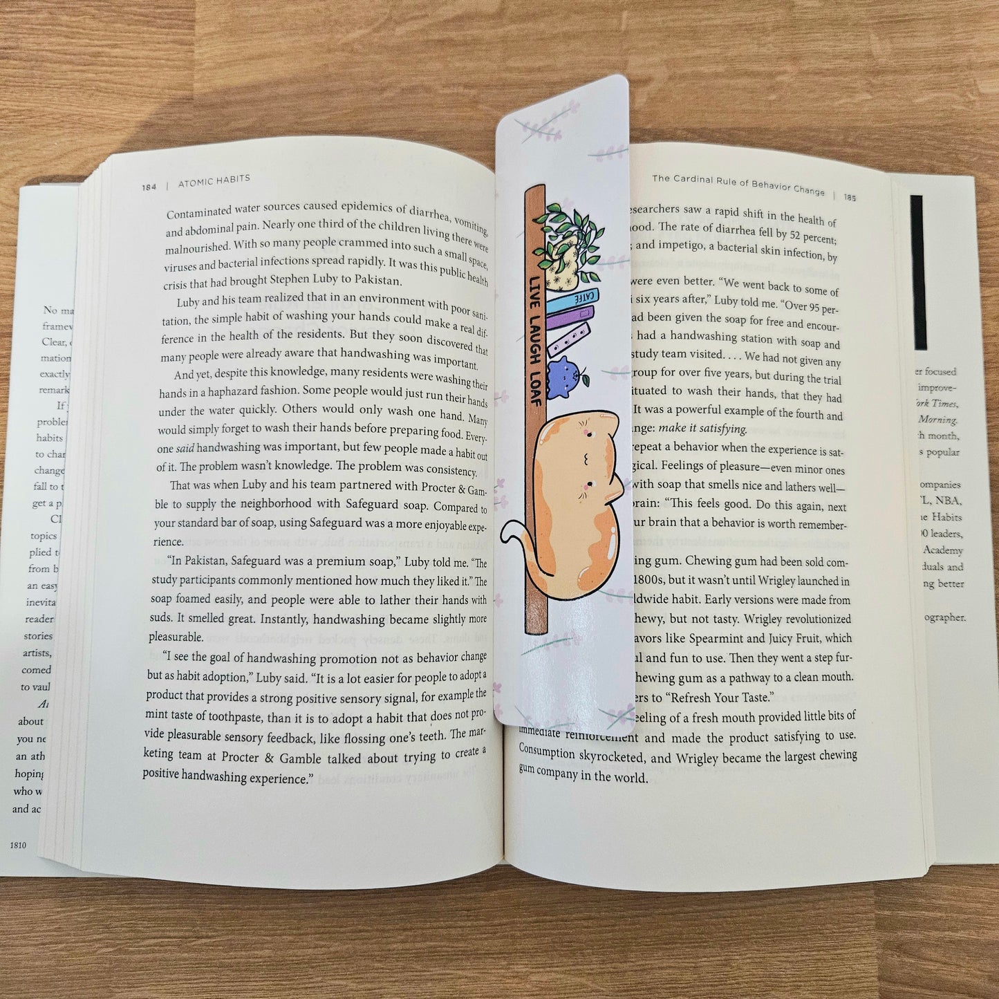 Live Laugh Loaf Bookmark