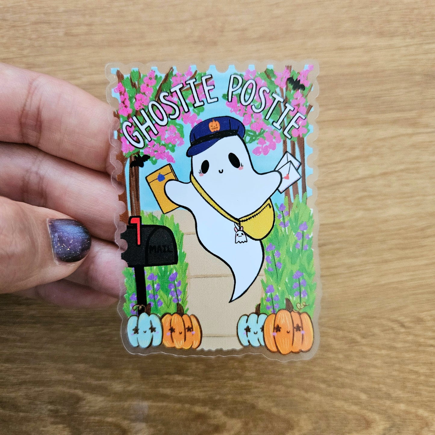Ghostie Postie Vinyl Sticker