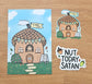 Nut Today Satan Acorns Vinyl Sticker