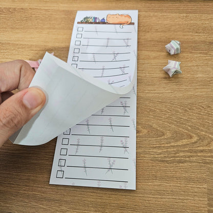 Live Laugh Loaf Checklist Notepad