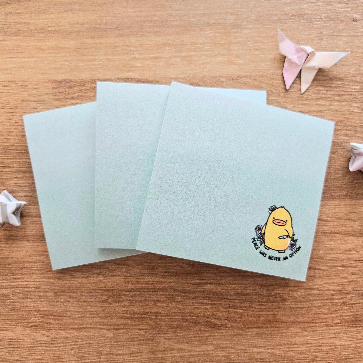 Peace Sticky Notes Peace Was Never an Option Sticky Notes – Jem and Cozy