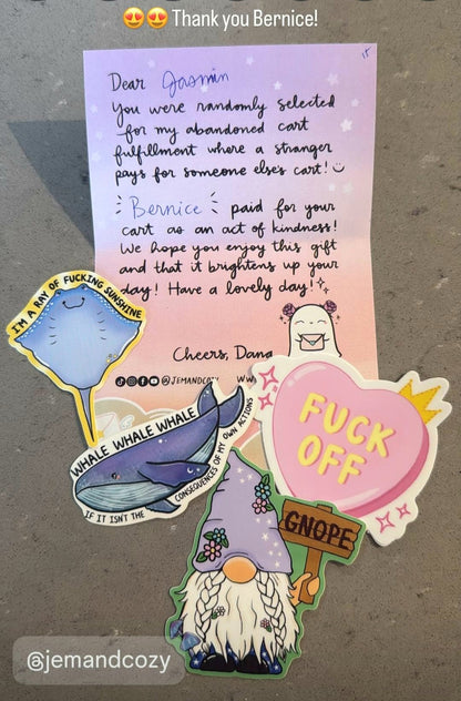 Abandoned Cart Fulfillment - Make Someone's Day