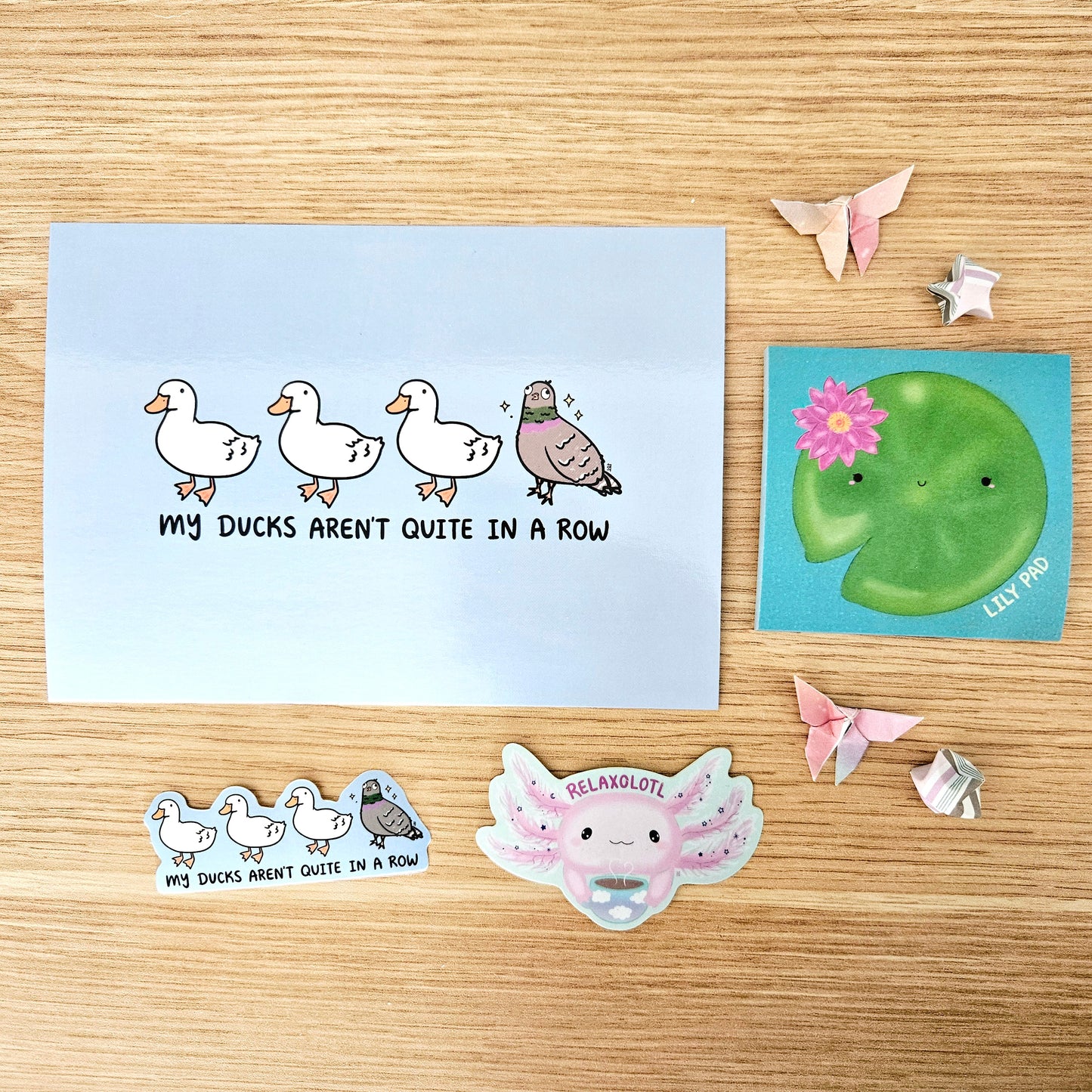 My Ducks Aren't Quite in a Row Glossy Art Print(5x7")