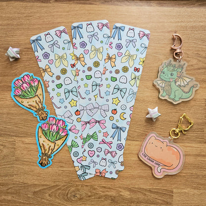 Starry Tulip Bouquet Vinyl Sticker