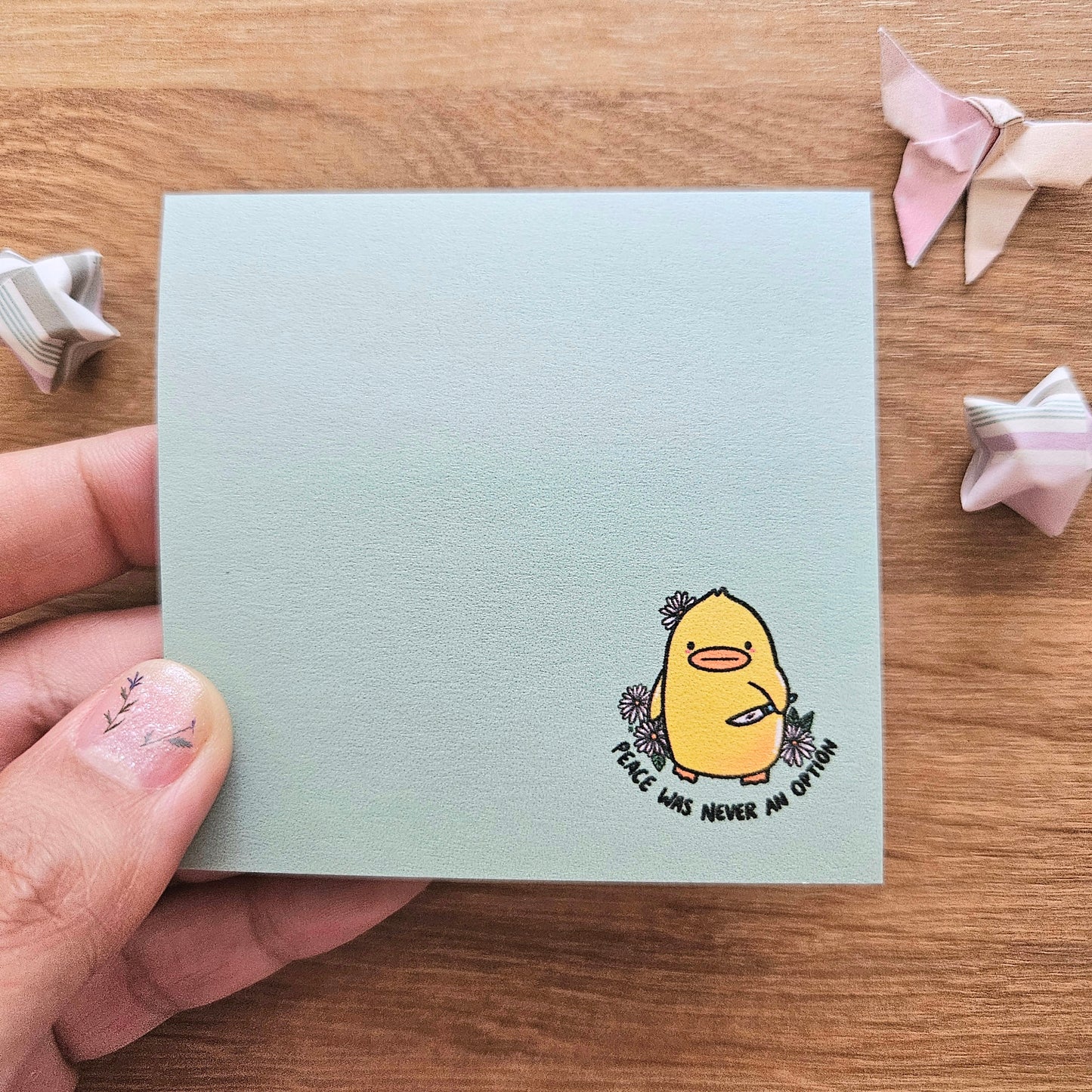 Peace Was Never an Option Sticky Notes
