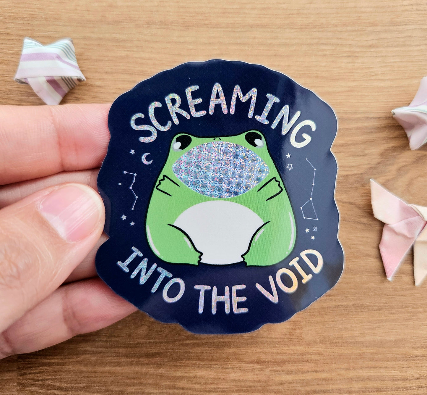 Screaming into the Void Vinyl Sticker