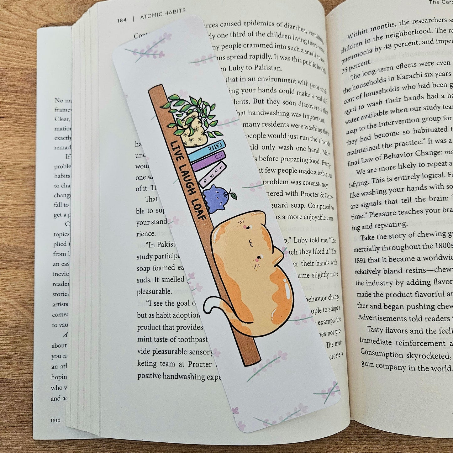 Live Laugh Loaf Bookmark