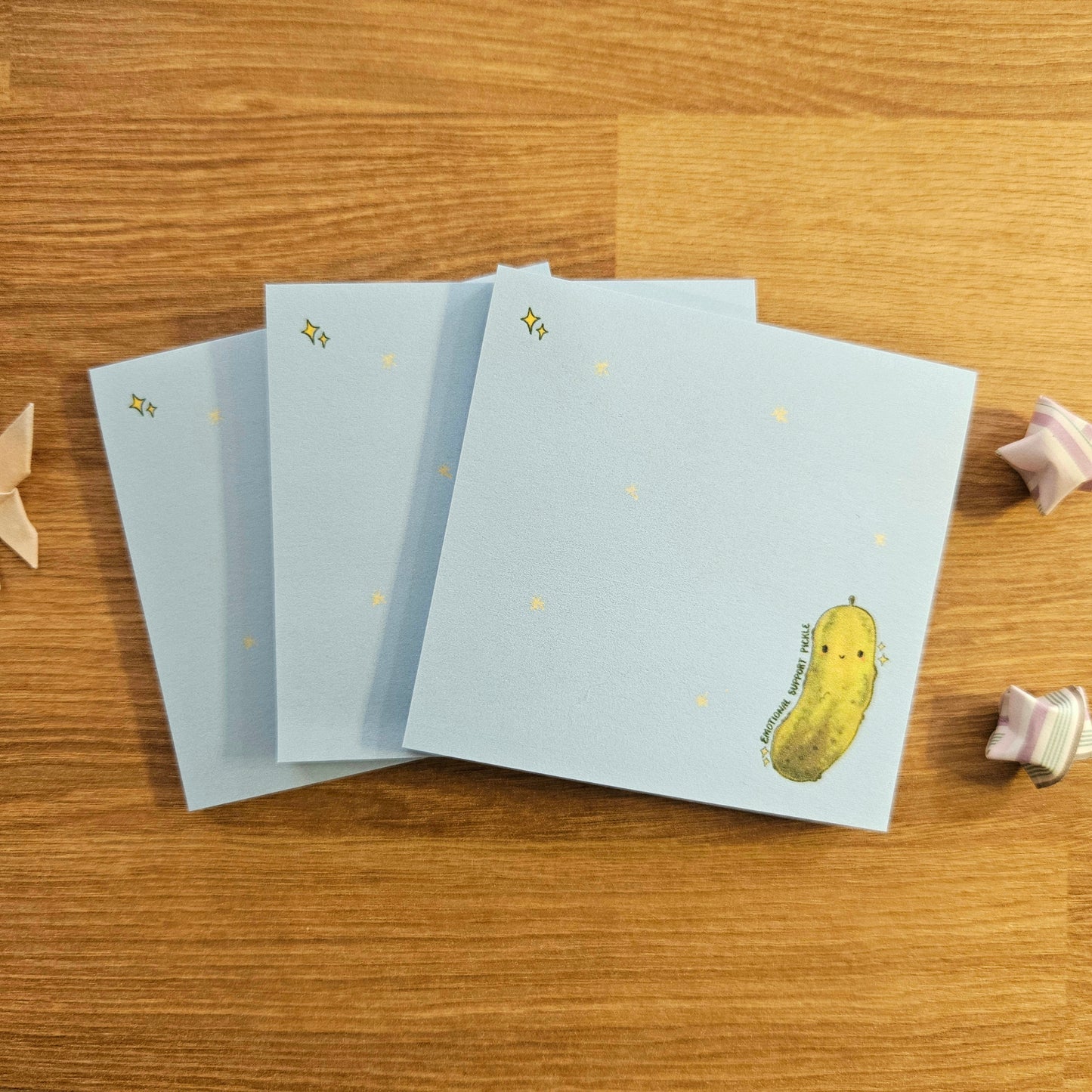 Emotional Support Pickle Sticky Notes