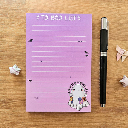To Boo List Notepad