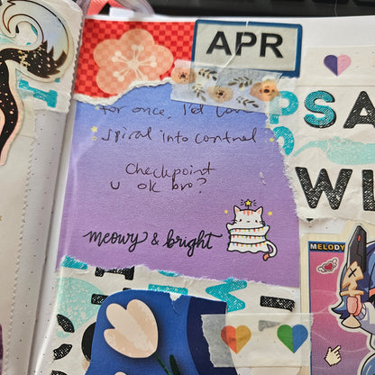 Meowy and Bright Kitty Sticky Notes