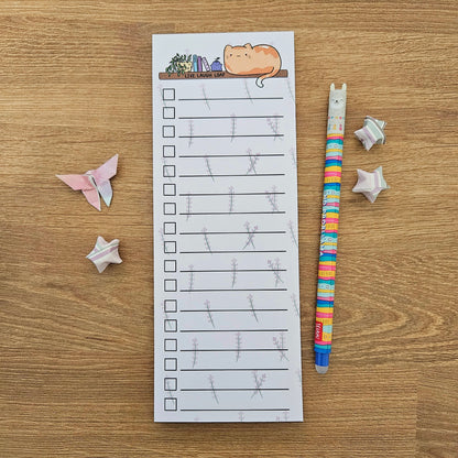 Live Laugh Loaf Checklist Notepad