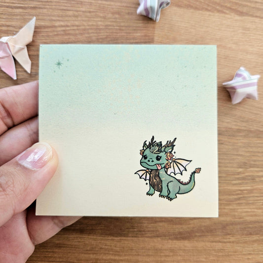 Wood Dragon Sticky Notes