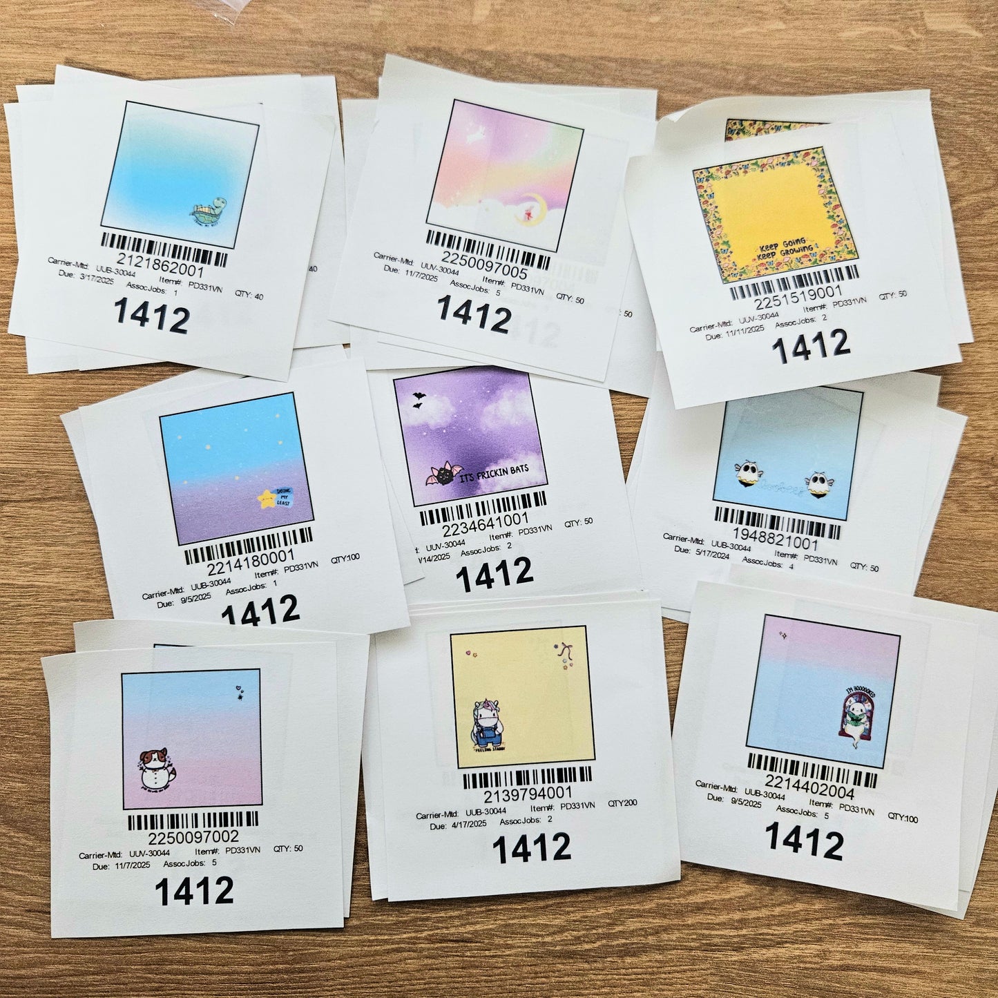 Sticky Note Cover Sheets (Free with any stationery order)