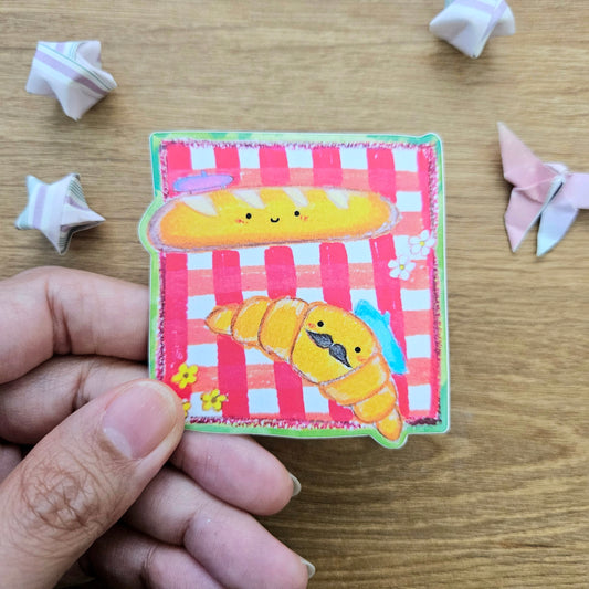 Loaf Around With Me Vinyl Sticker