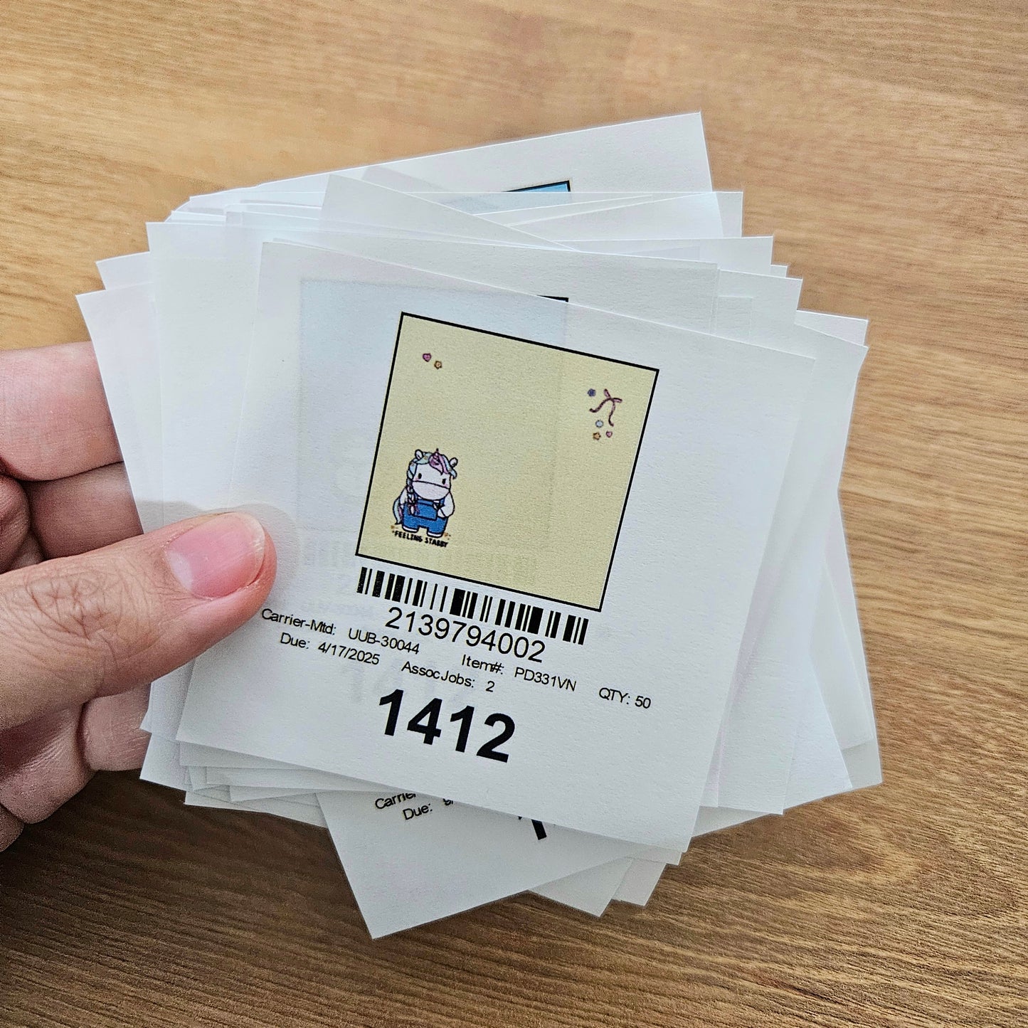 Sticky Note Cover Sheets (Free with any stationery order)